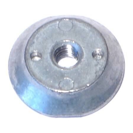 Midwest Fastener Spanner Lock Nut, M6-1.00, Steel, Zinc Plated, 6 PK 77788